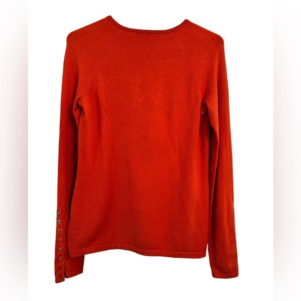 Burnt Orange Soft Lightweight J.McLaughlin Sweater